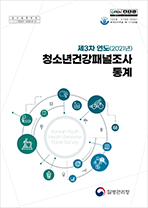 포스터 이미지 - 제3차 연도(2021년) 청소년건강패널조사통계 질병관리청