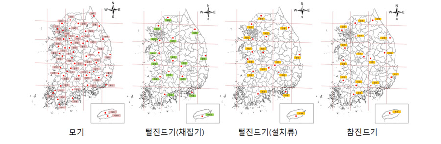 감염병 매개 참진드기 발생 및 분포감시