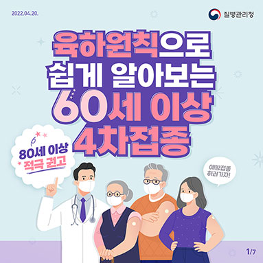 육하원칙으로 쉽게 알아보는 60세 이상 4차접종 