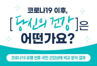 코로나19 전후 국민 건강상태 비교 분석